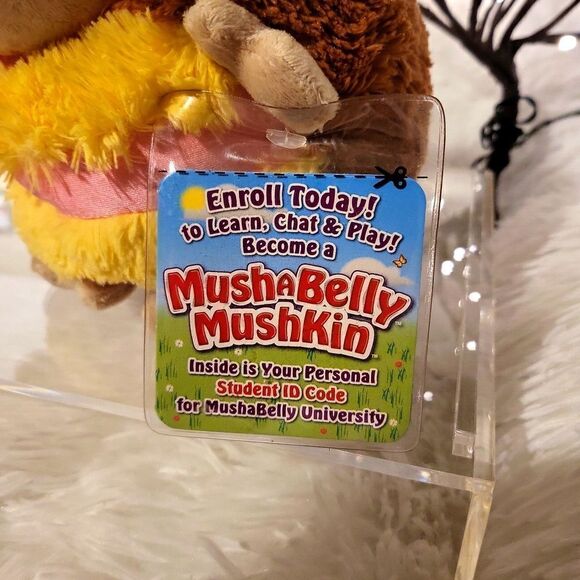 NWT MushaBelly Mushkin when squeezed makes 💋 kissy sounds! Collectors item - Picture 3 of 7